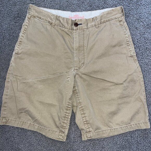 Tommy Bahama Chinos Relaxed Men's Flat Front Shorts- Khaki - Size 33 - Picture 1 of 8